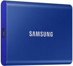 500GB Samsung T7 Накопичувач зовнішній SSD USB3.2 Gen2 Type-C Indigo Blue MU-PC500H/WW