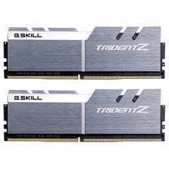 DDR4 3200 16G (2x8G) Память G.SkillTrident Z Silver 1.35V CL16 (box) F4-3200C16D-16GTZSW