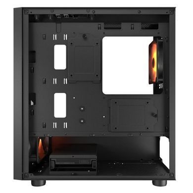 mATX без БЖ Корпус геймерський Cougar UNIFACE MINI RGB Black 2*140mm, 1*120mm ARGB вентилятори передвстановлені, mATX/mini-ITX, USB3.0 x 2, USB3.0x2, USB2.0x1, Audio x1, скляне вікно
