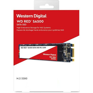 500GB WD Твердотільний накопичувач SSD M.2 Red 2280 SATA WDS500G1R0B