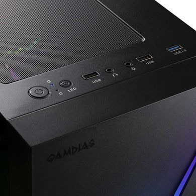 ATX без БЖ Корпус геймерський GAMDIAS ARGUS E5 Mid-Tower PC Case 4712960136472