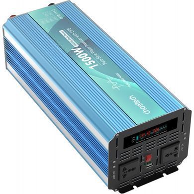 Перетворювач (інвертор) DC-AC Choetech INV-C1500WUPS-EU з зарядкою