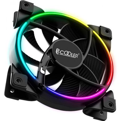 Вентилятор для корпусу PCCooler 120 mm RGB, Hydraulic Bearing, 4Pin (120x120x25мм) CORONA RGB