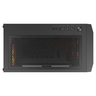 mATX без БЖ Корпус геймерський Cougar UNIFACE MINI RGB Black 2*140mm, 1*120mm ARGB вентилятори передвстановлені, mATX/mini-ITX, USB3.0 x 2, USB3.0x2, USB2.0x1, Audio x1, скляне вікно