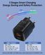 Мережевий зарядний пристрій Choetech PD5006 GaN, USB-A/USB-C, 33Вт, QC3.0/PD/PPS PD5006-EU-BK