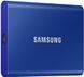 500GB Samsung T7 Накопичувач зовнішній SSD USB3.2 Gen2 Type-C Indigo Blue MU-PC500H/WW