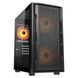 mATX без БЖ Корпус геймерський Cougar UNIFACE MINI RGB Black 2*140mm, 1*120mm ARGB вентилятори передвстановлені, mATX/mini-ITX, USB3.0 x 2, USB3.0x2, USB2.0x1, Audio x1, скляне вікно