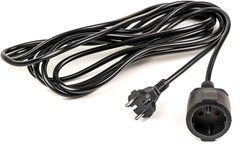 Подовжувач PowerPlant 5 м, 2x1.0мм2, 8А (JY-3021/5) PPEA08M50S1