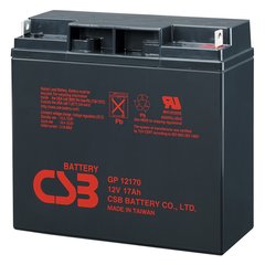 12V 17Ah Аккумулятор для ИБП CSB GP12170 (181 х 76 х 167мм) 6.1кг GP12170