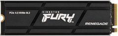 1TB Kingston Твердотільний накопичувач SSD M.2 2280 Fury Renegade with Heatsink PCIe 4.0 SFYRSK/1000G