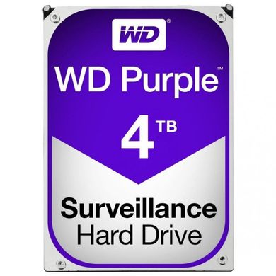4Tb НЖМД WD 3.5" SATA 3.0 5400 64MB Purple Surveillance WD40PURZ