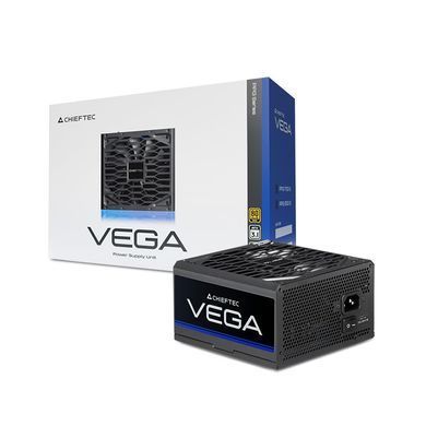 750W Блок живлення CHIEFTEC Vega PPG-750-S,90%, 80+ Gold, 135мм FDB, 1xMB 24pin(20+4), 2xCPU 8pin(4+4), 3xMolex, 6xSATA, 4xPCIe 8pin(6+2), 1xPCIe GEN5 16pin