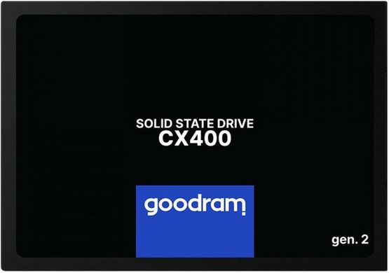 2TB Goodram Твердотільний накопичувач SSD 2.5" СХ400 G2 SATA 3.0 SSDPR-CX400-02T-G2