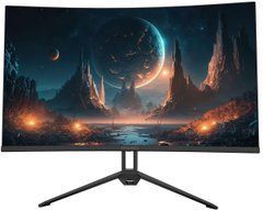 Монітор Prologix Gaming 23.6" GM2324C VA Black Curved; 1920х1080 (165 Гц), 1 мс, 250 кд/м2, DisplayPort, 2хHDMI, динаміки