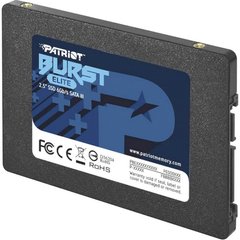 480GB Твердотельный накопитель SSD 2.5" Patriot 480GB SATA TLC Burst Elite PBE480GS25SSDR