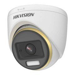 HD-TVI (Turbo HD) камера відеоспостереження Hikvision DS-2CE70DF3T-PF (3.6мм) 2 МП ColorVu Turret