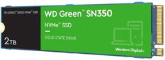 2TB WD Твердотільний накопичувач SSD M.2 Green SN350 2280 NVMe WDS200T3G0C
