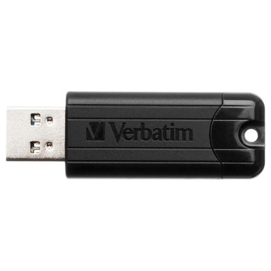 64GB Накопитель USB Verbatim PinStripe USB 3.0 чорний 49318